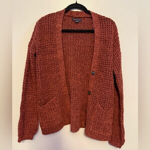 American Eagle Outfitters Brick Red Cardigan